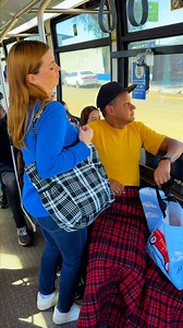 460K views · 2.5K reactions | Lesson in bus etiquette: Woman stands, man offers seat. . . . For entertainment purposes only; filmed in public spaces. No affiliation with brands shown. Inspired by true events; some details may be altered for creativity. Activities shown are not meant to be replicated, performed, or imitated. Consult professionals for safety. | Fabiosa - Live easy | Facebook
