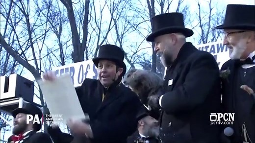 Watch: Punxsutawney Phil makes his Groundhog Day 2025 prediction