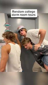 Random college girls dorm room tours #fyp #viral #funny