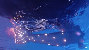 LED Mermaid Swims #WearableWednesday