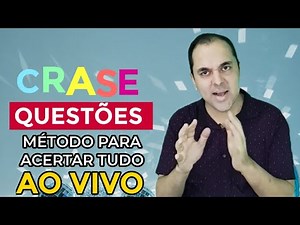 Eu resolvo Questões sobre CRASE dessa maneira I COMO USAR CRASE