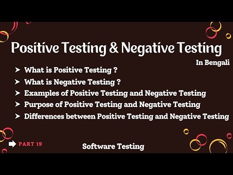 QA manual testing tutorial for beginners | difference between positive testing and negative testing