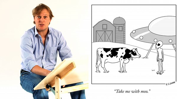 John Early enters the New Yorker cartoon caption contest