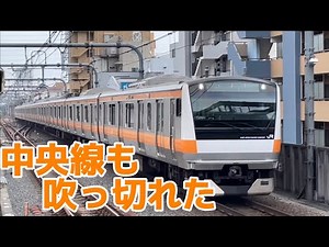 中 央 線 も 吹 っ 切 れ た #大変な途中下車シリーズ #鉄道mad