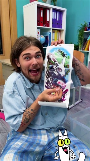 Epic Fake Tattoo Prank! 😂 #shorts