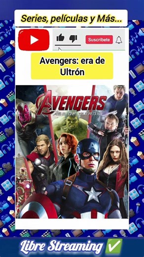 Avengers: era de Ultrón. [La recomiendo totalmente].