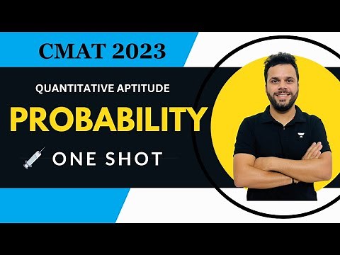 CMAT 2023 - Probability | One Shot by Udit Saini | Quant | #cmat