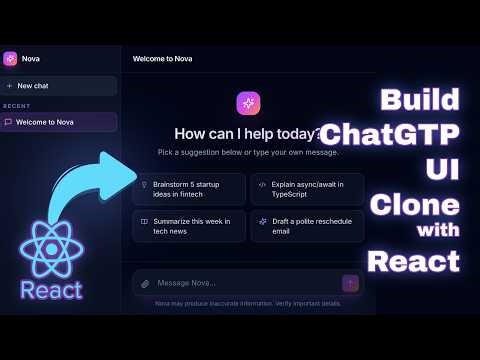 Build a ChatGPT-Style AI Chat Clone with React, TypeScript, Vite & Tailwind (No Backend)