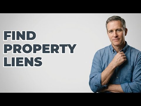 What Public Records Show Existing Property Liens?