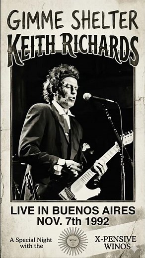 Keith Richards & The X-Pensive Winos - Live in Buenos Aires (Nov 7th, 1992) | Gimme Shelter