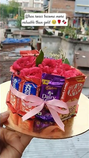 Chocolate Tower 🍫🌹✨ #shortvideo #youtube #smallbusiness #chocolate #contentcreator