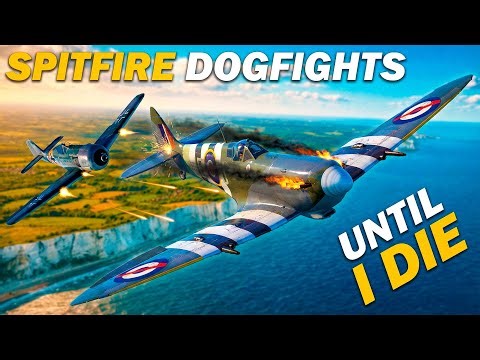 Spitfire DOGFIGHTS Until My Engine Explodes | Fw 190 vs Spitfire | War Thunder Sim VR