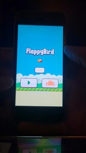 Flappy Bird on iOS 10 #flappybird #ios10 #nostalgia #iphone #youtube