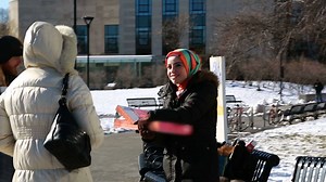 How one couple helped bridge one of society's divides — with understanding, compassion, and doughnuts. Another Person's Shoes | An Upworthy Original series by Jess Blank. | Upworthy