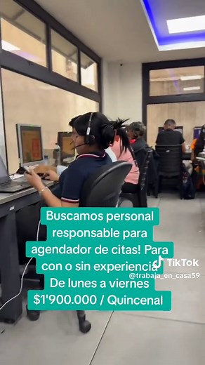 Trabaja con nosotros como Agendador de Citas 2026