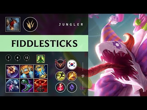Fiddlesticks Jungle vs Lee Sin - KR Grandmaster Patch 26.01