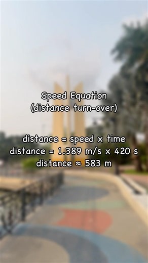 What is the distance? (real life speed equation problem)