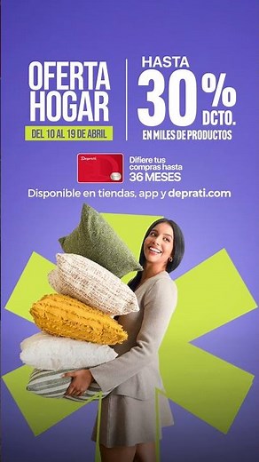 Difiere tus compras hasta 36 meses con tu Crédito De Prati.
