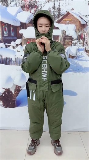 Extreme Winter Suit Try-On ❄️ | Full Body Snow Outfit Review-30°C Snow#winterwear#snowsuit#wintero