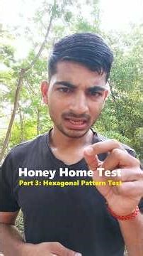 Honey Hexagonal Pattern Test Exposed | Genetic Memory Myth या Purity Proof?