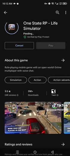 Cómo descargar One State RP en Play Store