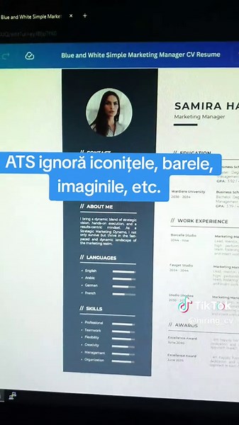 hiringCV pe TikTok