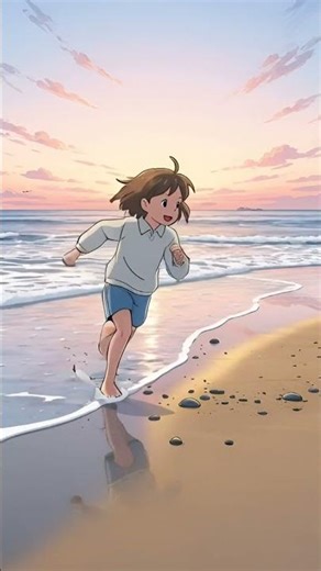 Seaside Shell Collector 🌊🐚 #Shorts