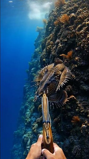 82 Deep-Sea Spearfishing Adventure #spearfishing #underwater #deepblue #deepsea #divng