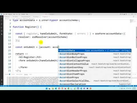 Validate Form Data with React Hook Form + Zod and ASP.NET Core Web API in React TypeScript