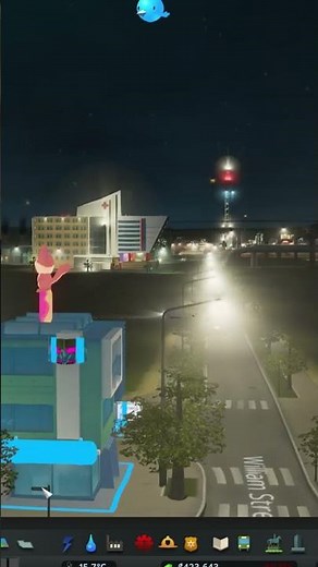 Cities Skyline Night view