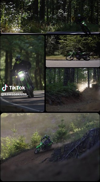 The adventure starts when the pavement ends. #KLX300 #GetOutAndPlay #GoodTimes #Kawasaki