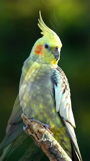 Cockatiel Sounds 4K — Tiny Singer Nymphicus Hollandicus Chirps Nonstop! #shorts #birdsound