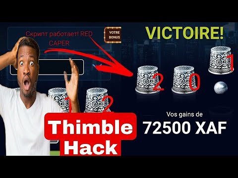 HACK DU JEUX THIMBLE, LE SCRIPT A ÉTÉ MISE À JOUR #1xbet #faille1xbet #scoreexact