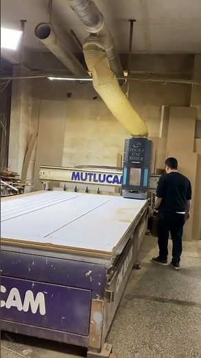 CNC router tezgahlarında mdf kesim işlemi