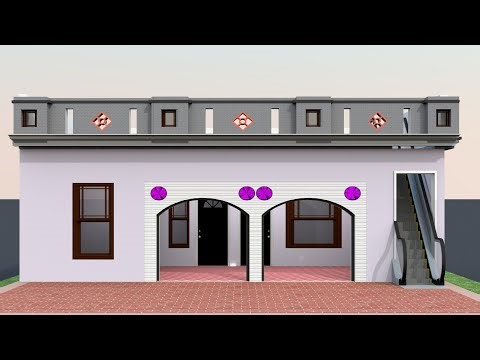 baramda front design || 3 marla house designs in pakistan