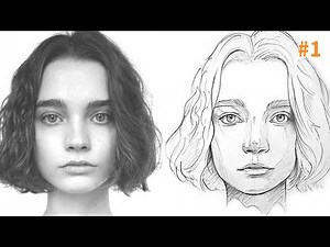 [Figure Pencil Drawing #1] How to Properly Capture Form in Portraits! Pencil Sketching, Portrait ...