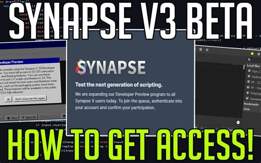 SYNAPSE V3 BETA - HOW TO APPLY FOR IT!