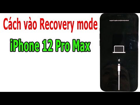 Cách vào chế độ RECOVERY iPhone 12 Pro Max