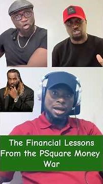 Don't Make These Money Mistakes: Lessons from P-Square #PSquare #FinanceSimplifier #MoneyManagement