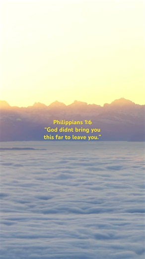 God Didn’t Bring You This Far to Leave You 🌅✝️