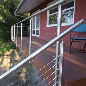 [Hot Item] High Quality Modern Iron Railing Designs Wire Cable Railing