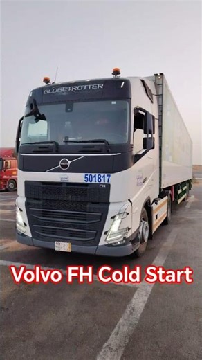 Volvo FH Globetrotter Cold Start & Pure Engine Sound! 🚛🔊 #Shorts
