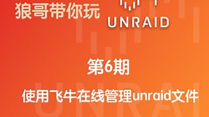 【狼哥带你玩unraid】第6期 使用飞牛在线管理unraid文件