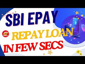SBI ePay | How to Repay Loan Quicky | SBI ePay Payment Gateway | How to Finally