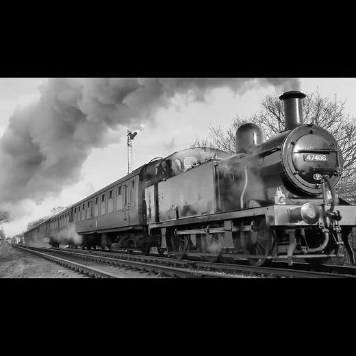 LMS Fowler Class 3F - No. 47406 - Great Central Railway #steam #train