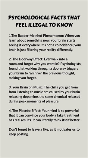 Psychology Facts | Mesmerizing Words