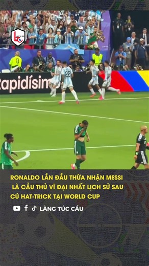 Ronaldo Admits for the First Time That Messi Is the Greatest Player in History After World Cup Ha...