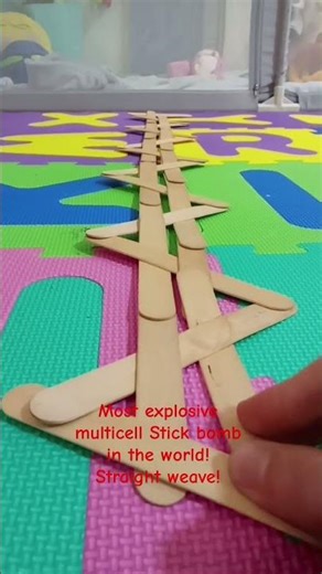 Most explosive record breaking celled stick bomb in the world! #chainreaction