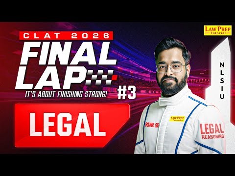 CLAT 2026: Current Legal Affairs | #3 | CLAT 2026 Preparation | Legal Reasoning for CLAT Exam