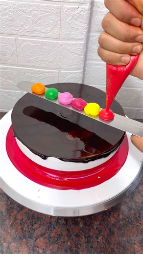 how to make new colourful Cake Design #unitedstates #chocolatecake #shortsfeed#shorts#cake#ytshorts